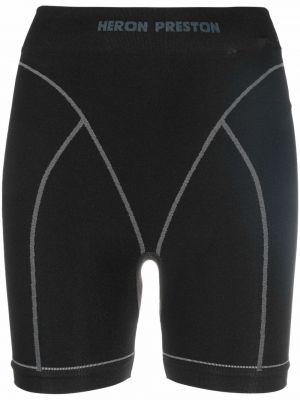 Pantaloni scurți pentru ciclism Heron Preston negru