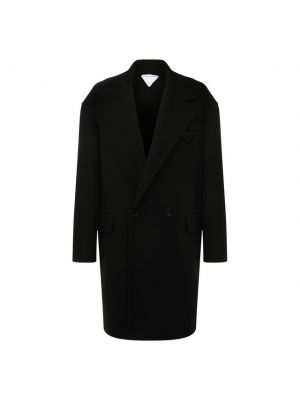 Кашемировое пальто Bottega Veneta, черное