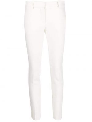Панталон skinny от креп Ermanno Firenze бяло