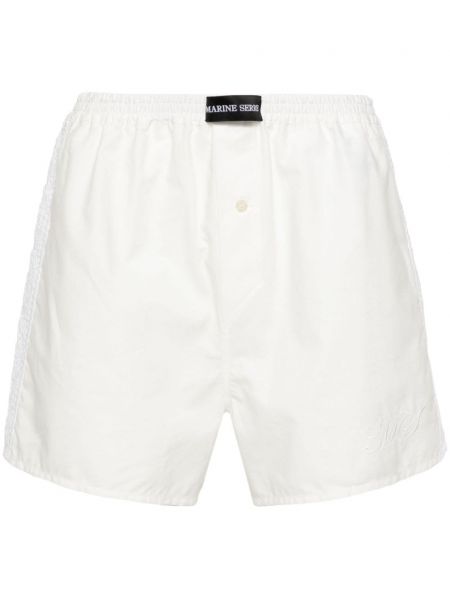 Bermuda kratke hlače Marine Serre bela