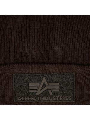 Шапка Alpha Industries коричнева