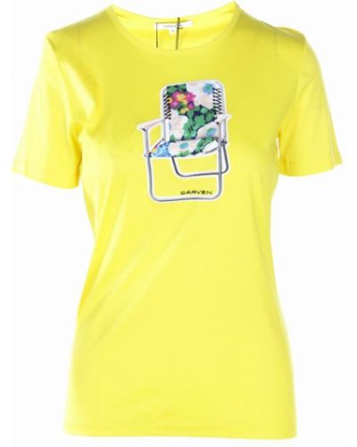 T-shirt Carven - Żółty