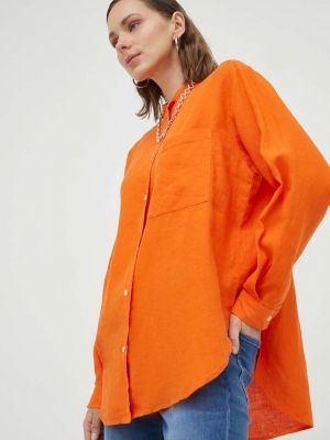Ленена риза Marc O'polo оранжево