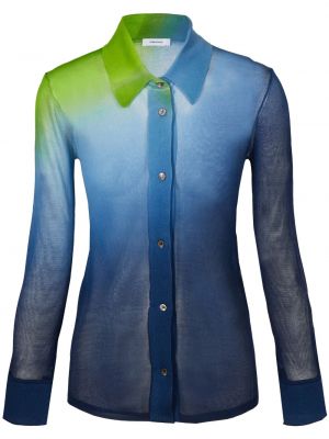 Camicia sfumato Ferragamo blu
