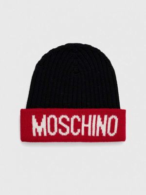 Вълнена шапка Moschino червено