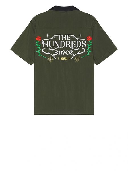 Kısa kol gömlek The Hundreds yeşil