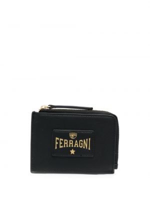 Cipzáras pénztárca Chiara Ferragni - fekete