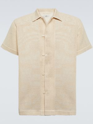 Camisa de algodón de punto calado Bode