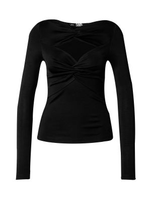 Marškinėliai ilgomis rankovėmis Karl Lagerfeld juoda