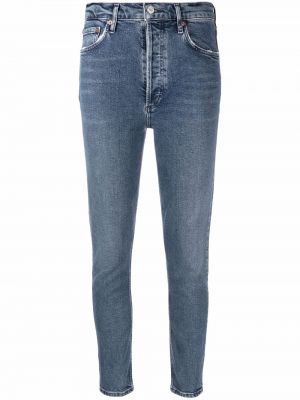 Slank stretch jeans Agolde blå