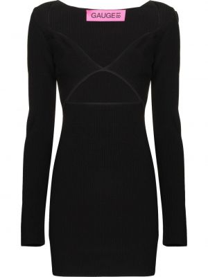 Czarna sukienka koktajlowa Gauge81