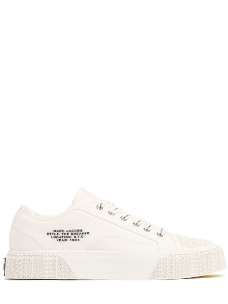 Canvas sneakers Marc Jacobs vit