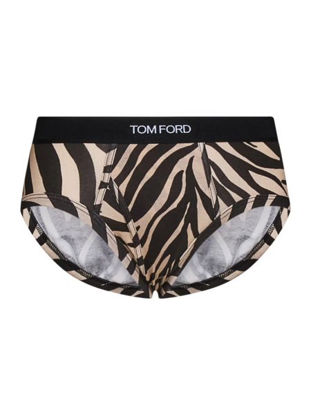 Unterhose mit print mit zebra-muster Tom Ford beige