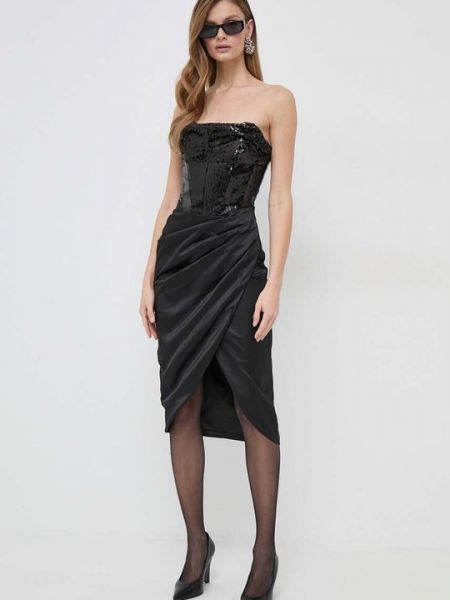 Вечернее платье Bardot черное