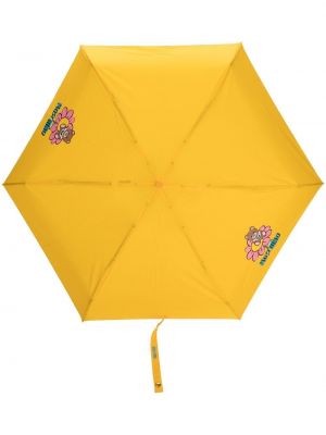 Mustriline vihmavari Moschino kollane