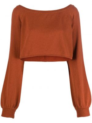 Pull en tricot Semicouture orange