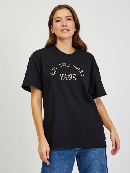 Oversize t-krekls Vans melns