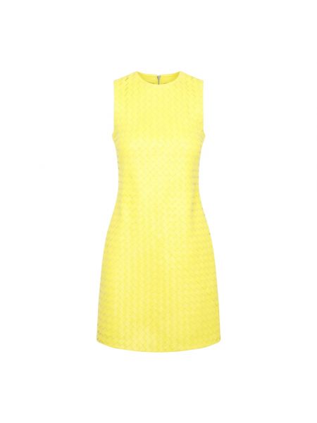 Sukienka mini Bottega Veneta żółta