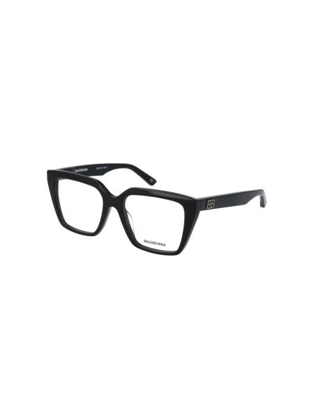 Przezroczyste okulary przeciwsłoneczne Balenciaga czarne