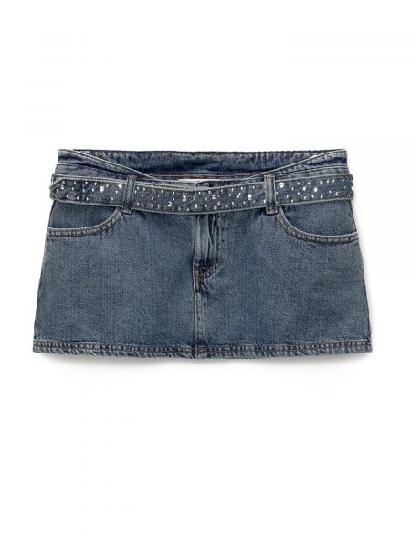 Denimnederdel Pull&bear blå