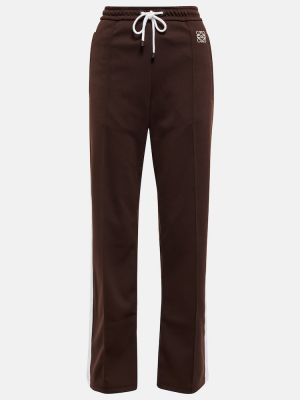 Pantalon taille haute Loewe marron