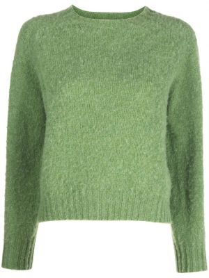 Vilnas džemperis ar apaļu kakla izgriezumu Mackintosh zaļš