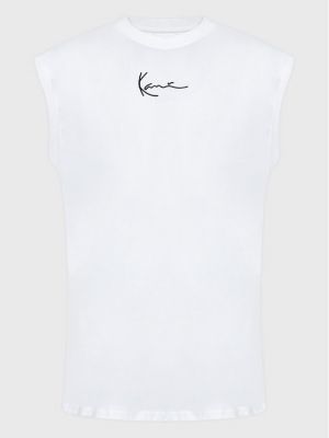 Relaxed fit marškinėliai Karl Kani balta