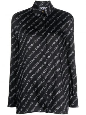 Cămășă de blugi cu imagine Versace Jeans Couture