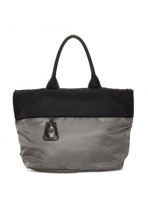 Obojstranná nákupná taška Prada Pre-owned čierna
