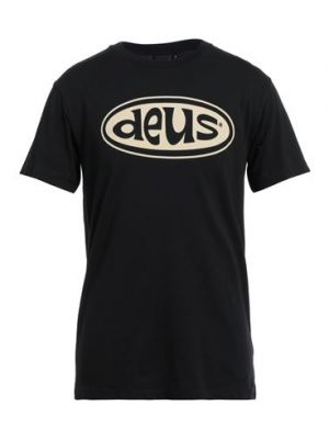 Camiseta de algodón Deus Ex Machina negro