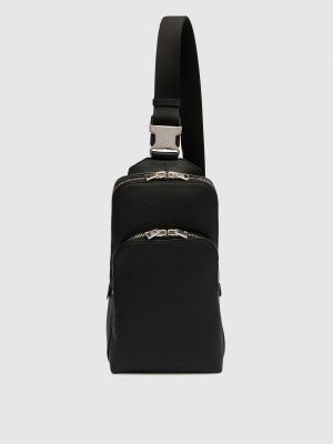 Кожаная сумка через плечо Tom Ford черная