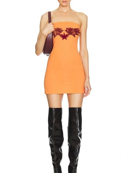 Mini vestido Miaou naranja