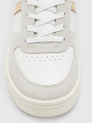 Bőr sneakers Allsaints fehér