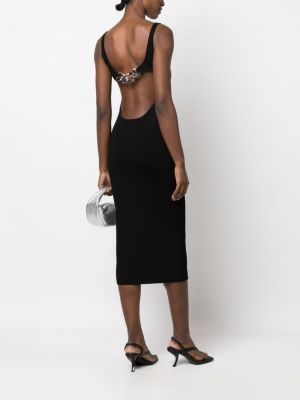 Kleid mit rückenausschnitt Gcds schwarz
