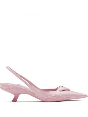 Slingback stropper pumper Prada rosa