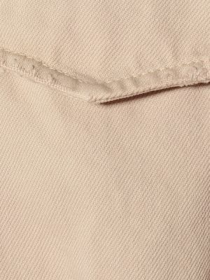 Bavlnená džínsová bunda Prada béžová