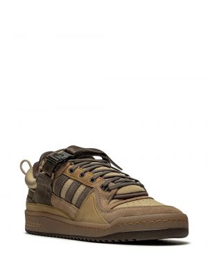 Zapatillas con hebilla Adidas Forum marrón