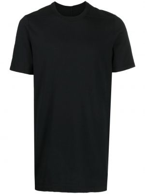 Kokvilnas t-krekls Rick Owens melns