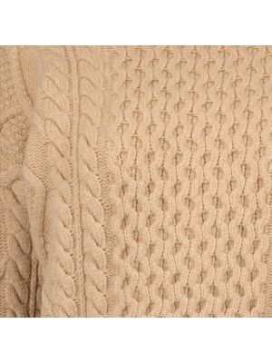 Suéter de punto de tela jersey Stella Mccartney beige