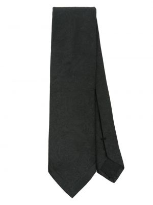 Jedwabny krawat Versace Czarny
