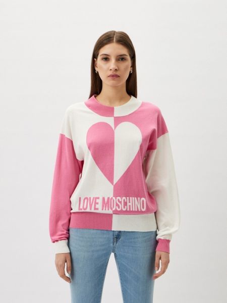 Свитер Love Moschino розовый