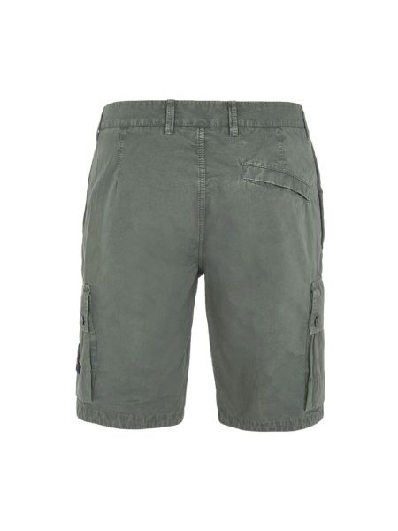 Pantalones cortos con bolsillos Stone Island verde