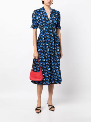 Mini robe avec manches courtes Dvf Diane Von Furstenberg