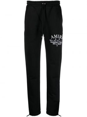 Pantaloni sport cu imagine Amiri negru