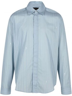 Camicia di cotone Amiri blu
