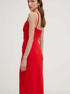 Testhezálló mini ruha Answear Lab piros