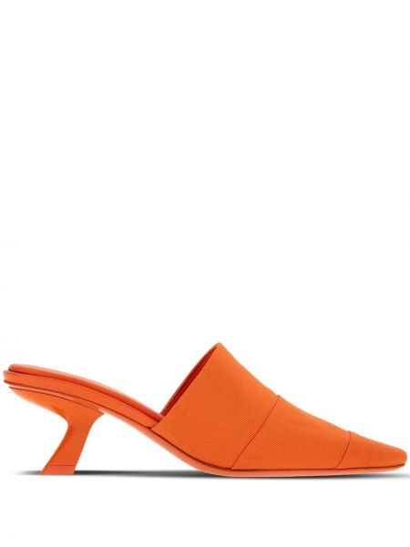 Pumps med spetsig tå Ferragamo orange