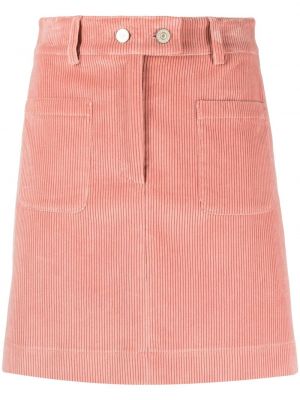 Manšestrové mini sukně Ps Paul Smith růžové