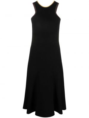 Коктейлна рокля без ръкави Victoria Beckham черно