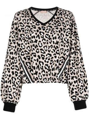 Leopard trykt sweatshirt Liu Jo